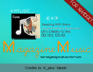 +Skin XWidget l Music Magazine