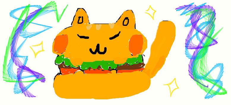 Cat burger by Zoysauce2823 on DeviantArt