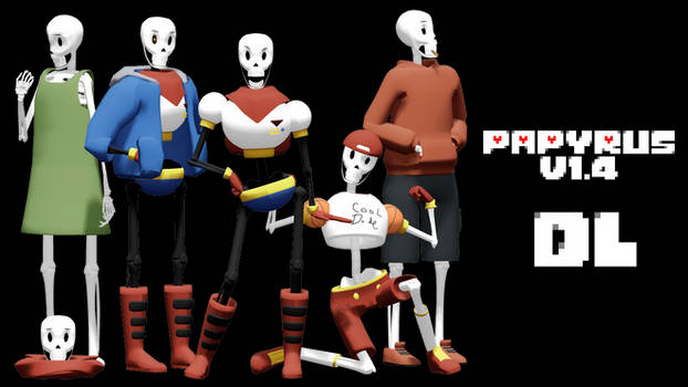 MMD Undertale - Papyrus v1.4