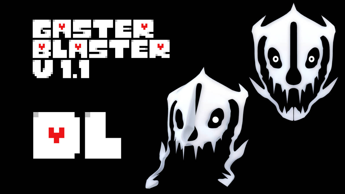 Mmd Undertale Gaster Blaster V1 1 By Magicalpouchofmagic On