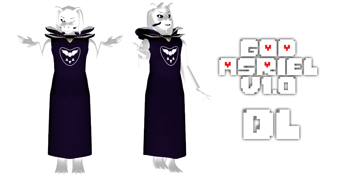 MMD Undertale - God Asriel v1.0