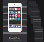 Shelf Wallpaper for iPhone iOS7 Dark Theme