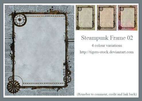 271 Steampunk Frame 02