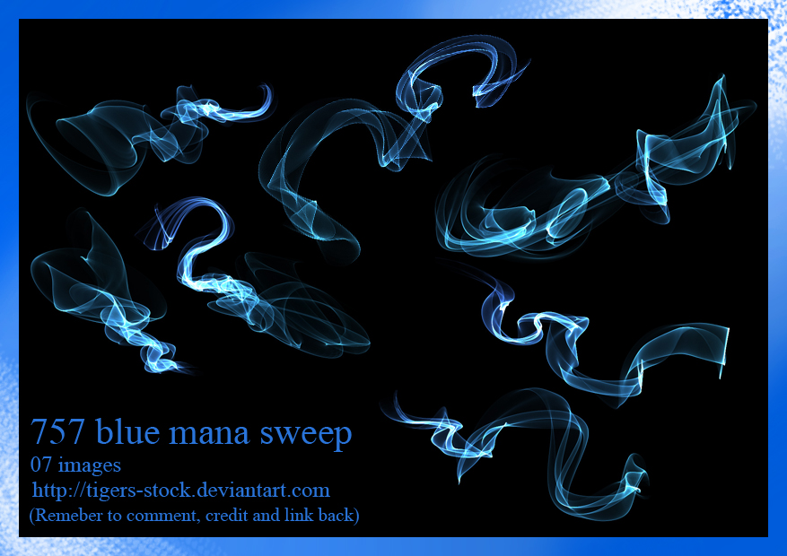 757 Blue Mana Sweep