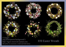 850 Easter Wreath