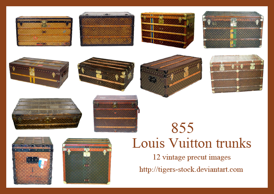 Louis Vuitton Vintage Trunks | 3D model