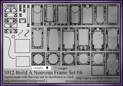 1012 -  Build A Nouveau Frame Set 06