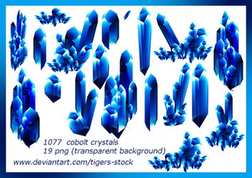 1077  Cobolt Crystals