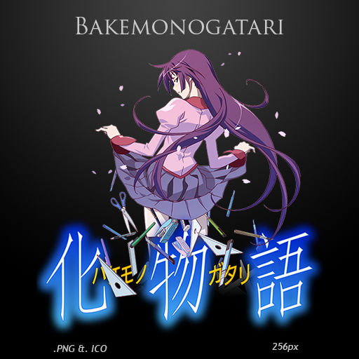 Get Wallpaper Bakemonogatari Anime Icon By Duckne55 On Deviantart Free