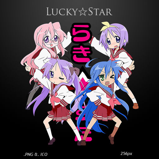 Lucky Star Anime Icon V3 By Duckne55 On Deviantart