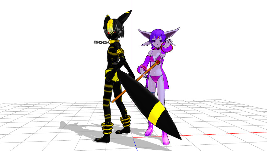 MMD Newcomers Zeke and Sabrina Download by Nanashione on DeviantArt