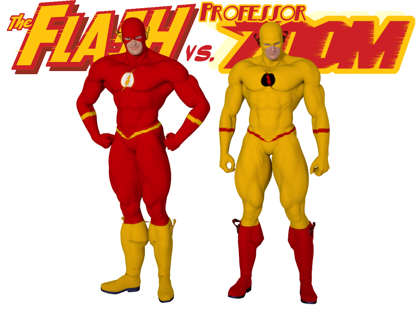 Flash and Prof Zoom Genesis Super Suit