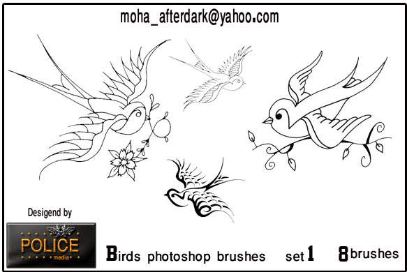 Birds brushes