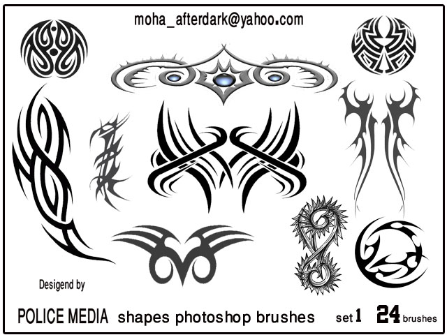 shapes brushes set 1