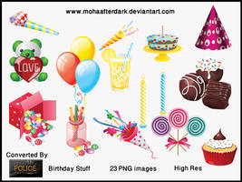 Birth Day Stuff PNG's