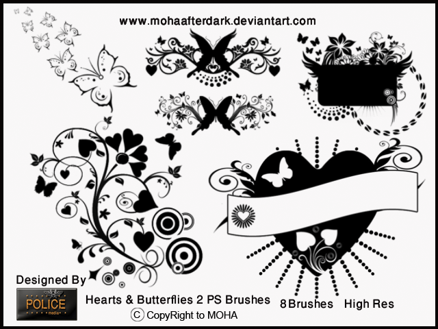 Hearts and Butterflies 2 by mohaafterdark