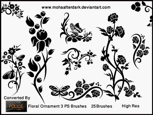 Floral ornament 3