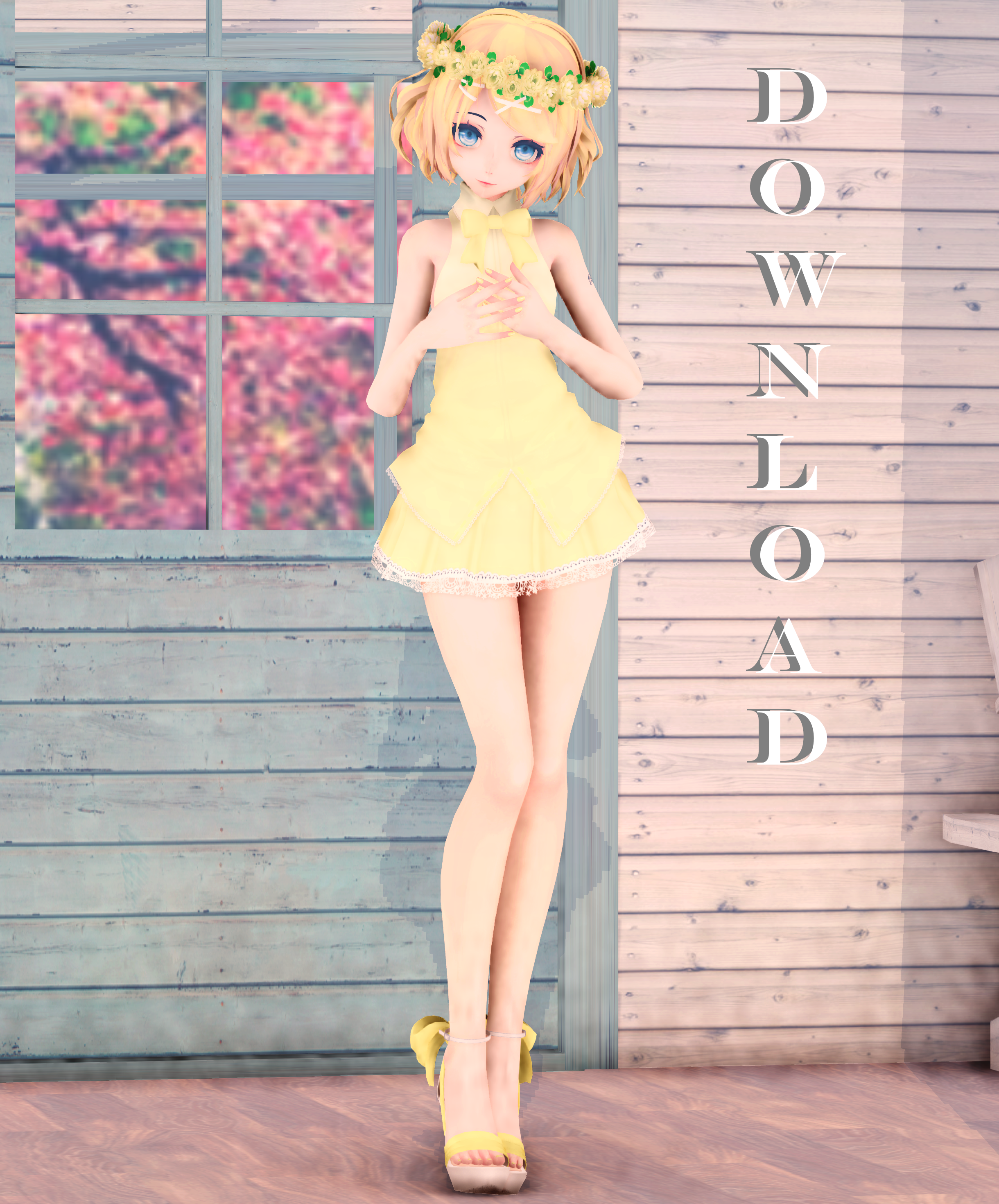 MMD Kagamine Kiiro-Rin DL by MMDMMiki on DeviantArt