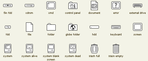 MacOS Classic Icons