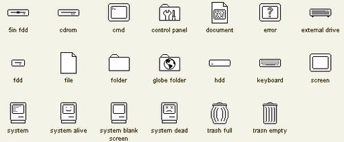 MacOS Classic Icons