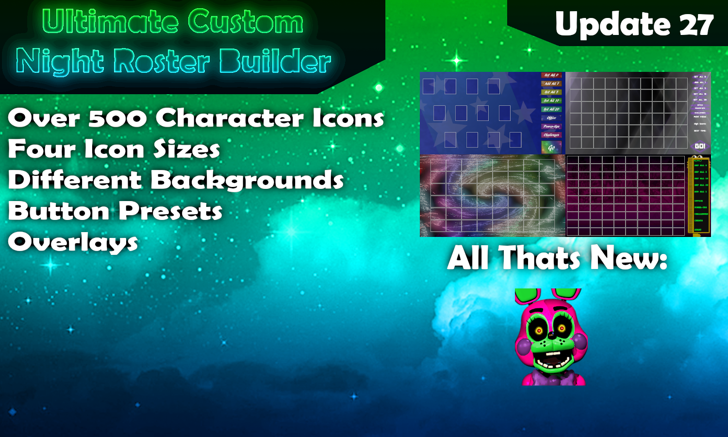 So I made UCN Mugshots.  Five Nights At Freddy's Amino