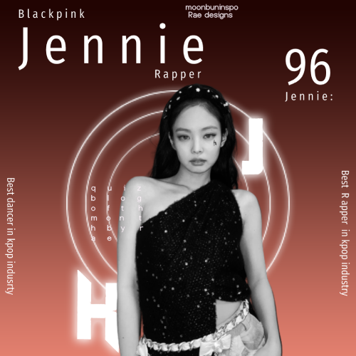 Profile Fact (Jennie) : Template by kimraekicolouring on DeviantArt