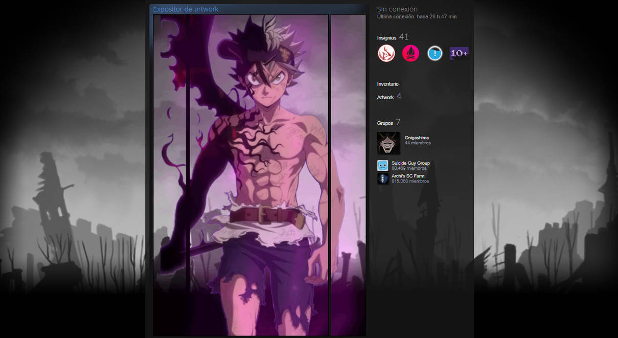 Demon Asta - Steam Artwork Design by itsalecs on DeviantArt