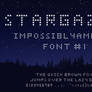 Stargazer: Font #1