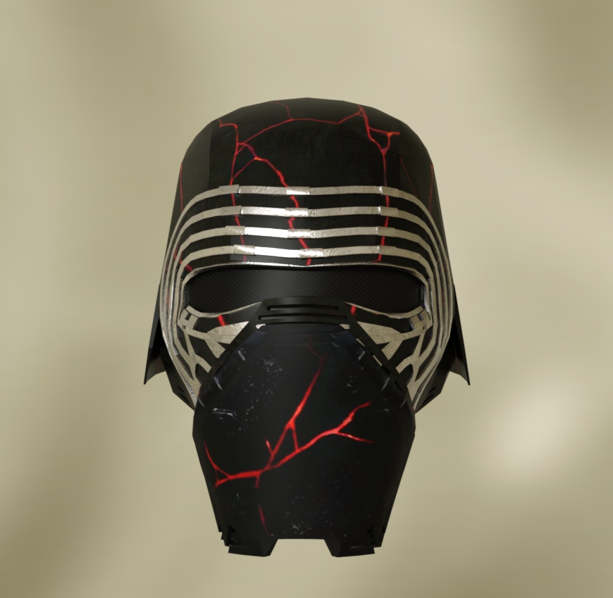 Kylo Helmet Mended feebie by dazinbane on DeviantArt