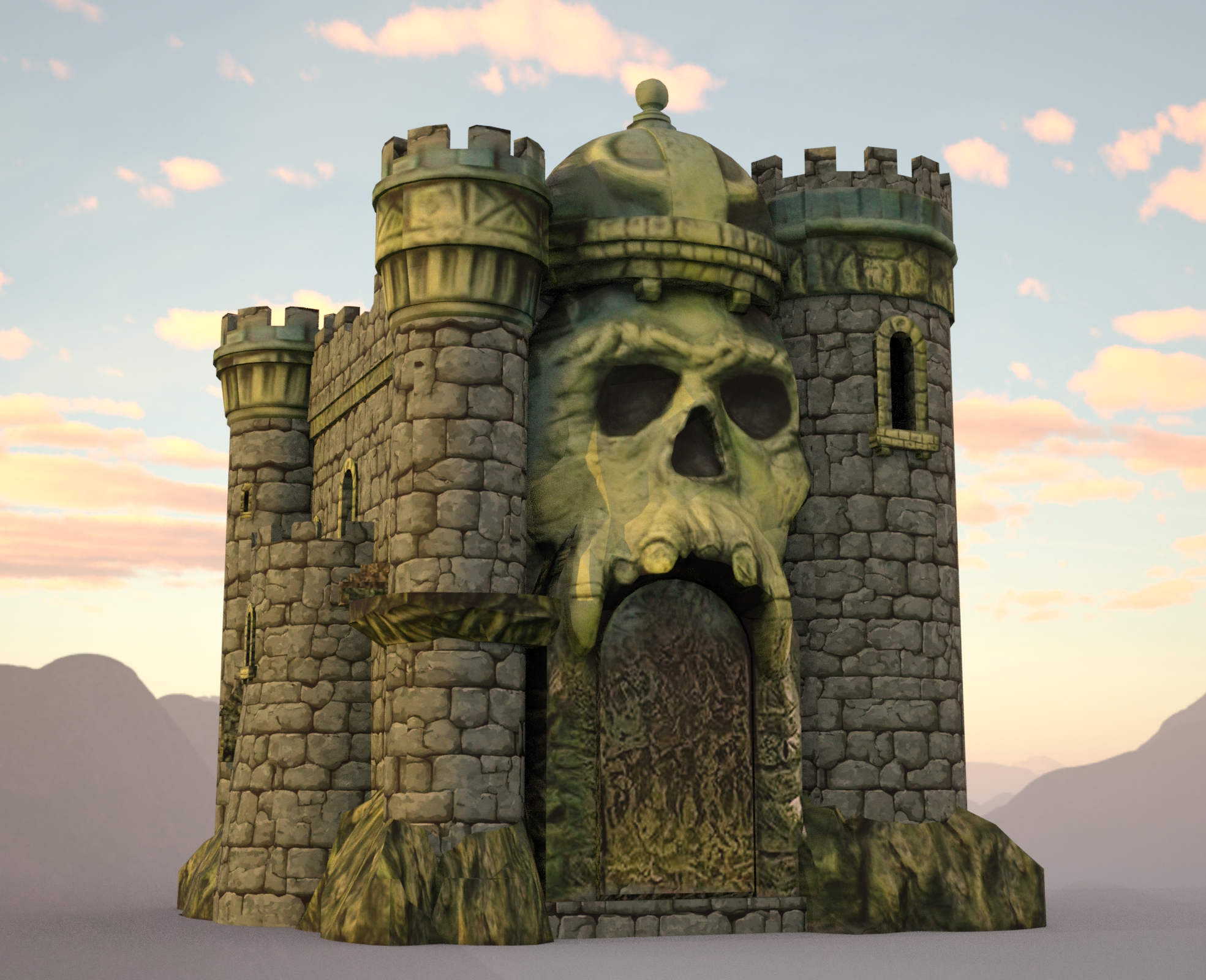 Castle Grayskull freebie by dazinbane on DeviantArt