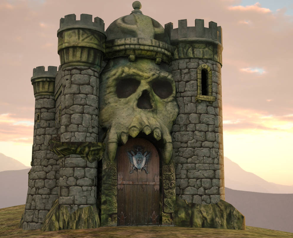 Castle Grayskull freebie revised by dazinbane on DeviantArt