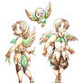 Rowlet Gijinka - Pokemon Sun and Moon