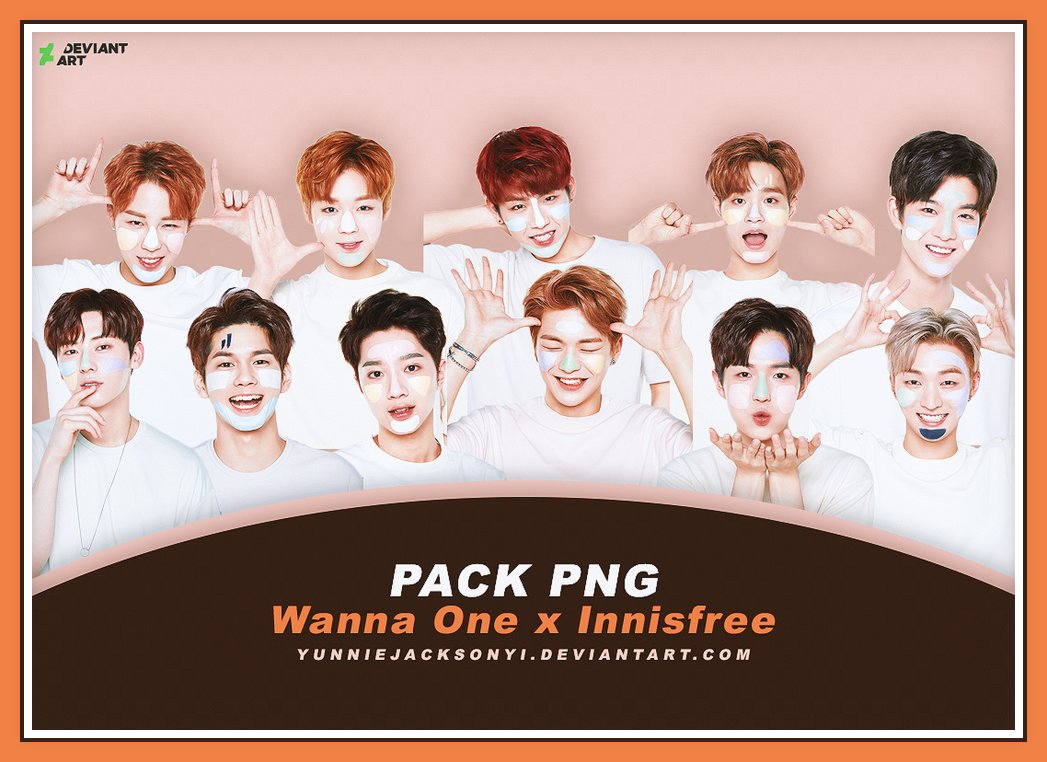 [PNG Pack #1] Wanna One x Innisfree