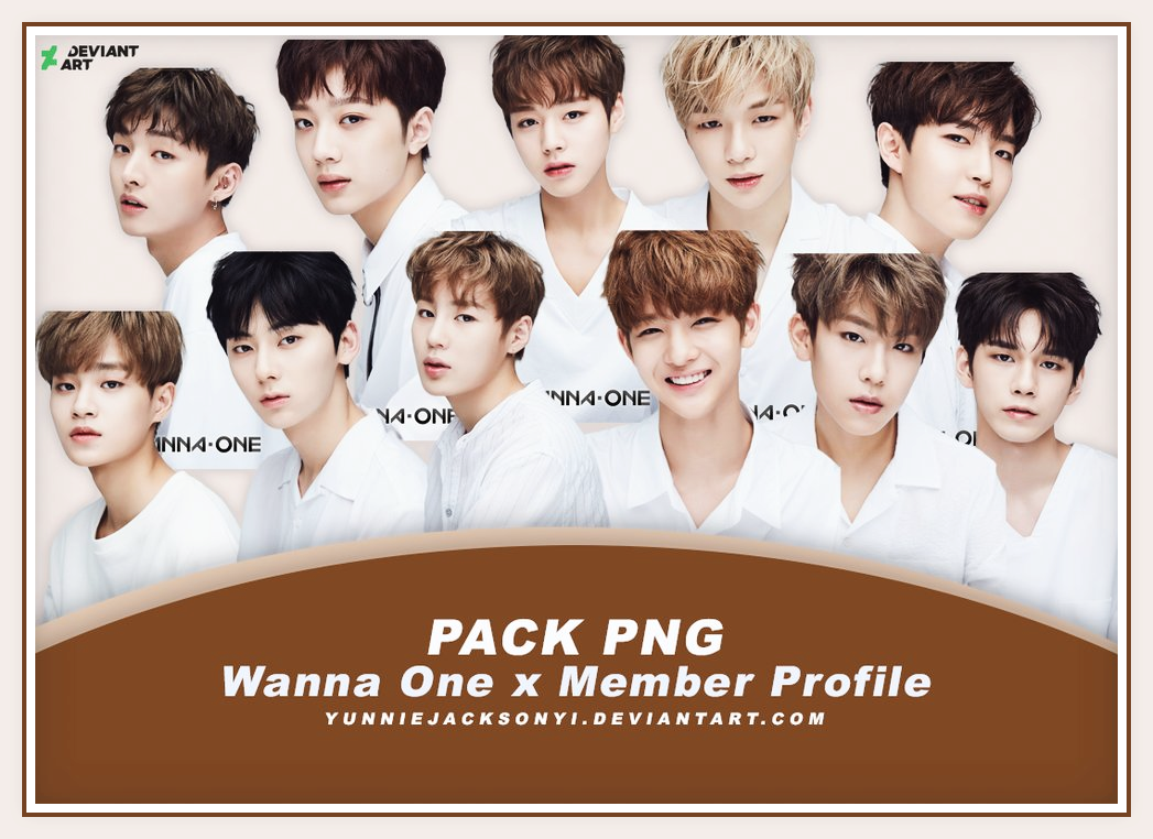 [PNG Pack #7] Wanna One x Member Profile