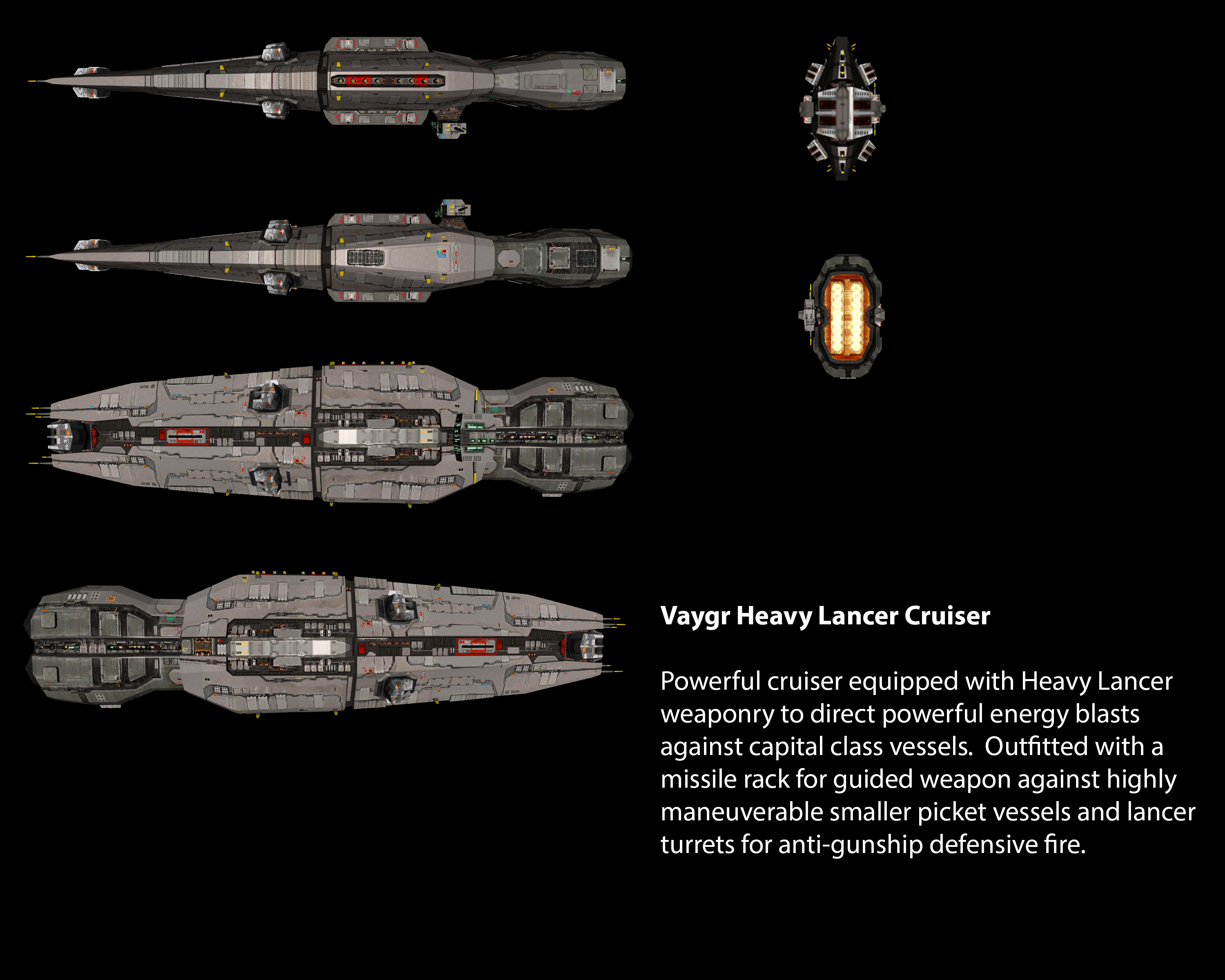 Heavy Lancer Cruiser by darktenchi001 on DeviantArt