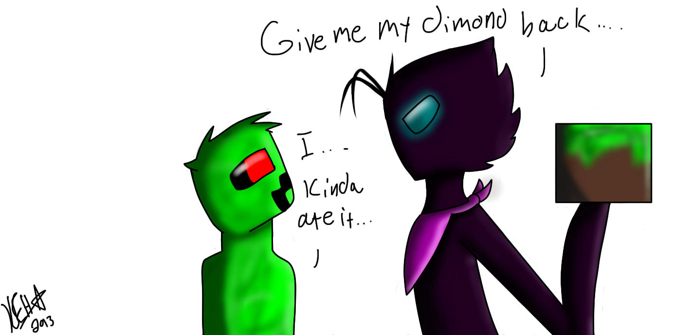 minecraft drawings cute enderman