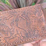 Marginalia medieval party leather wallet
