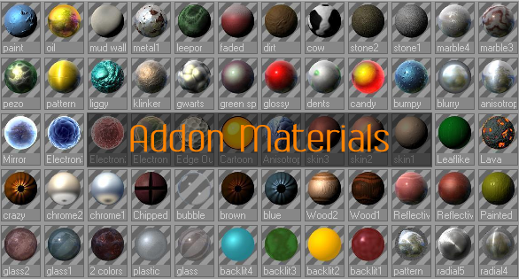 Addon Material Pack