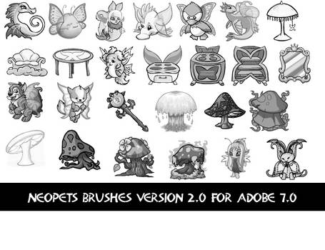 Neopets Faerie Brushes 2