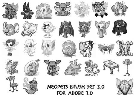 Neopets Faerie Brushes 3