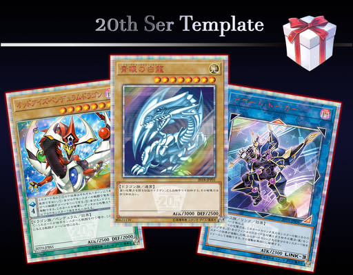 Yu-Gi-Oh! 20th Ser Templates PSD