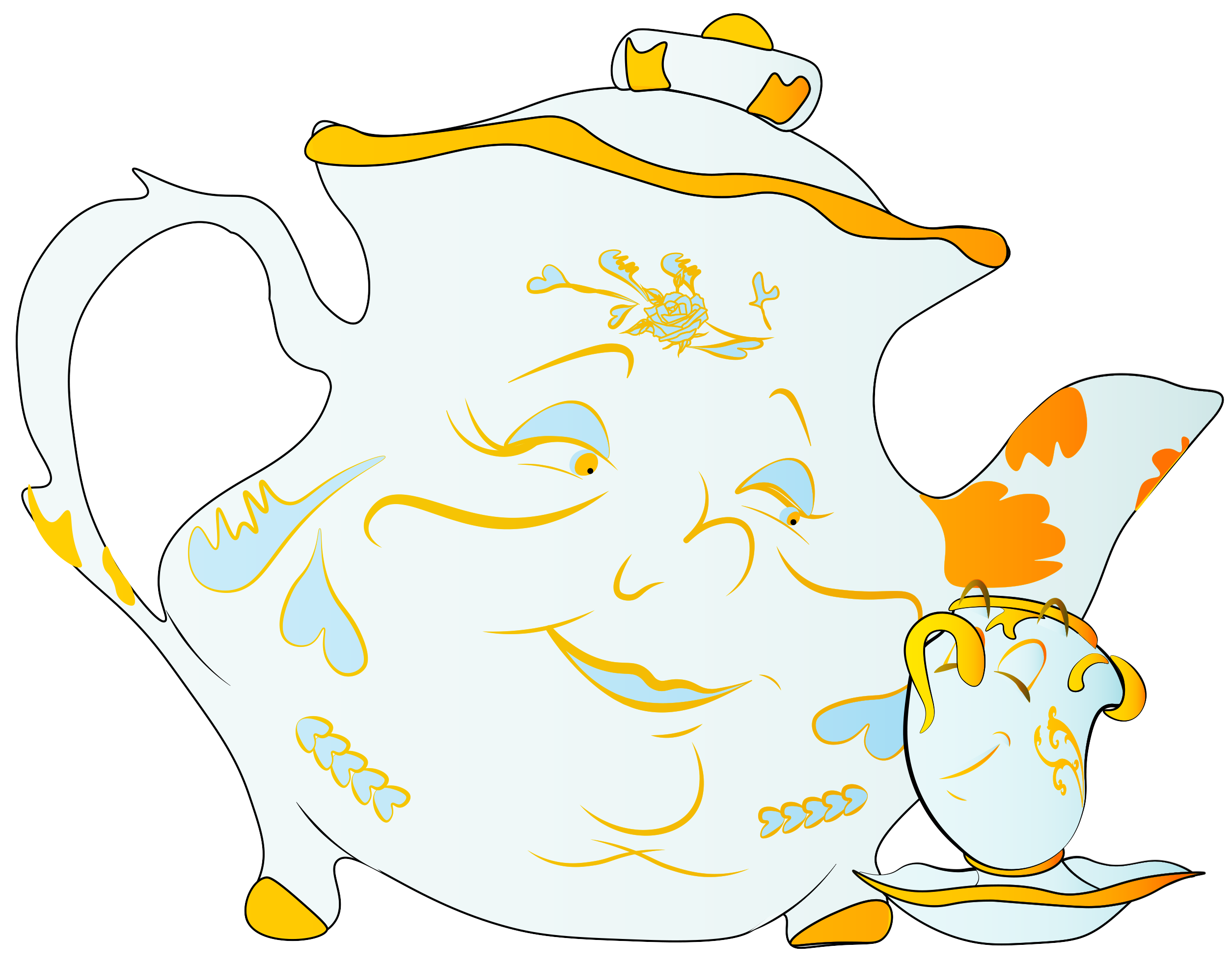 Miss Potts and chip 1991/2017 Blend by LarrySpring96 on DeviantArt