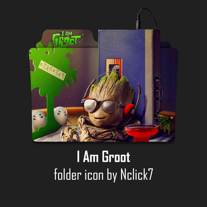 I Am Groot folder icon by Nclick7 on DeviantArt