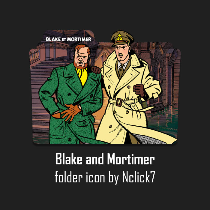 Blake and Mortimer folder icon by Nclick7 on DeviantArt