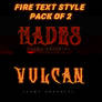 Fire TextStyle Pack Of 2