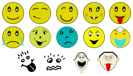 Smilies (Inkscape symbols library)