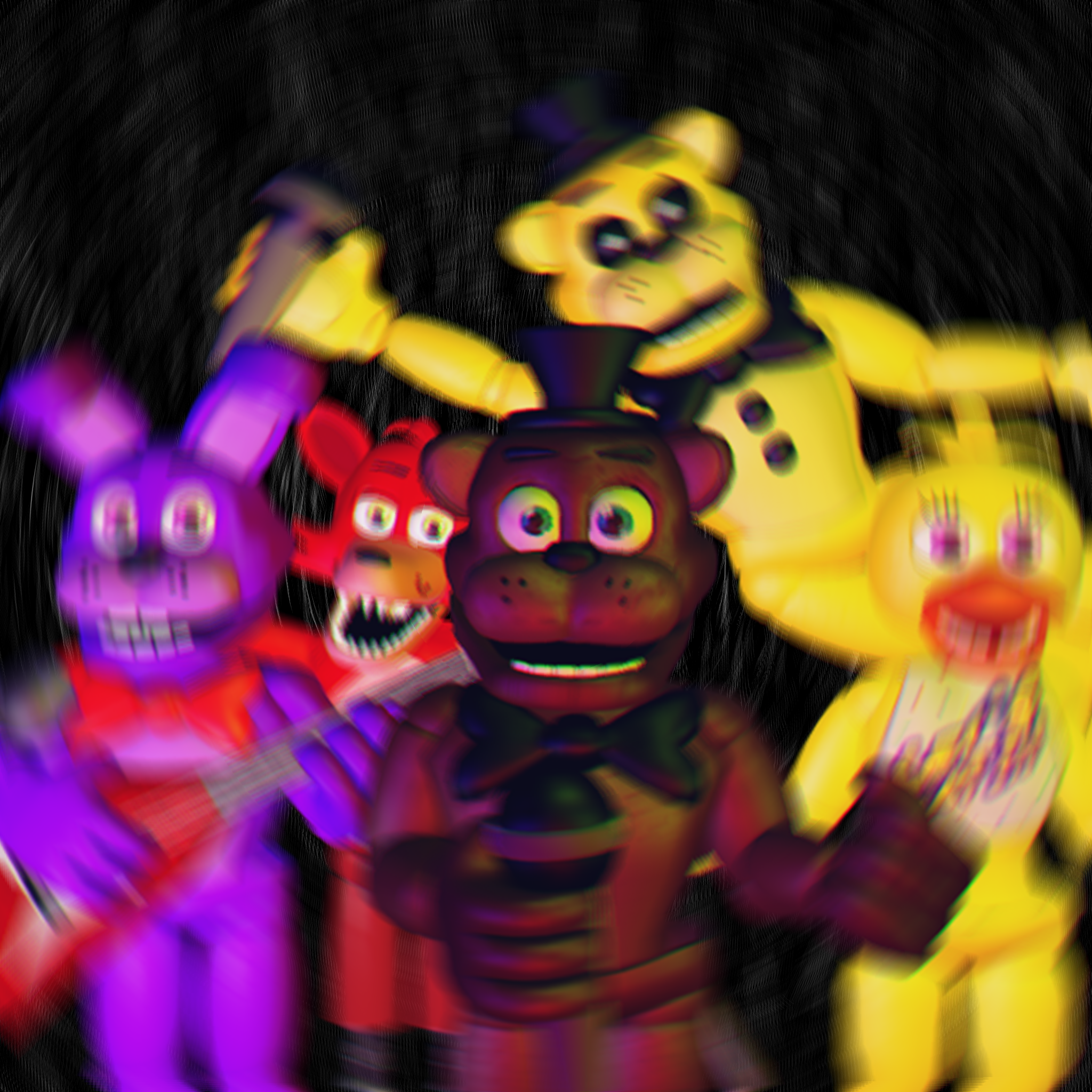 ArtStation - C4D Fnaf 1 kids