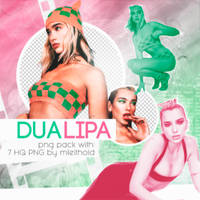 HQ PNG Pack Dua Lipa by mleithold