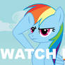 Rainbow Dash Salutes: Animated