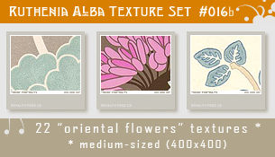 Txt Set 16b: Oriental Flowers